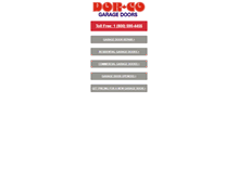 Tablet Screenshot of dor-co.com